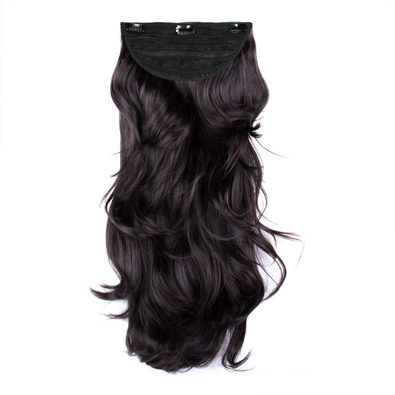 Stasia Street Clip- in 18" Out Curls Hair Extension - Dark Brown