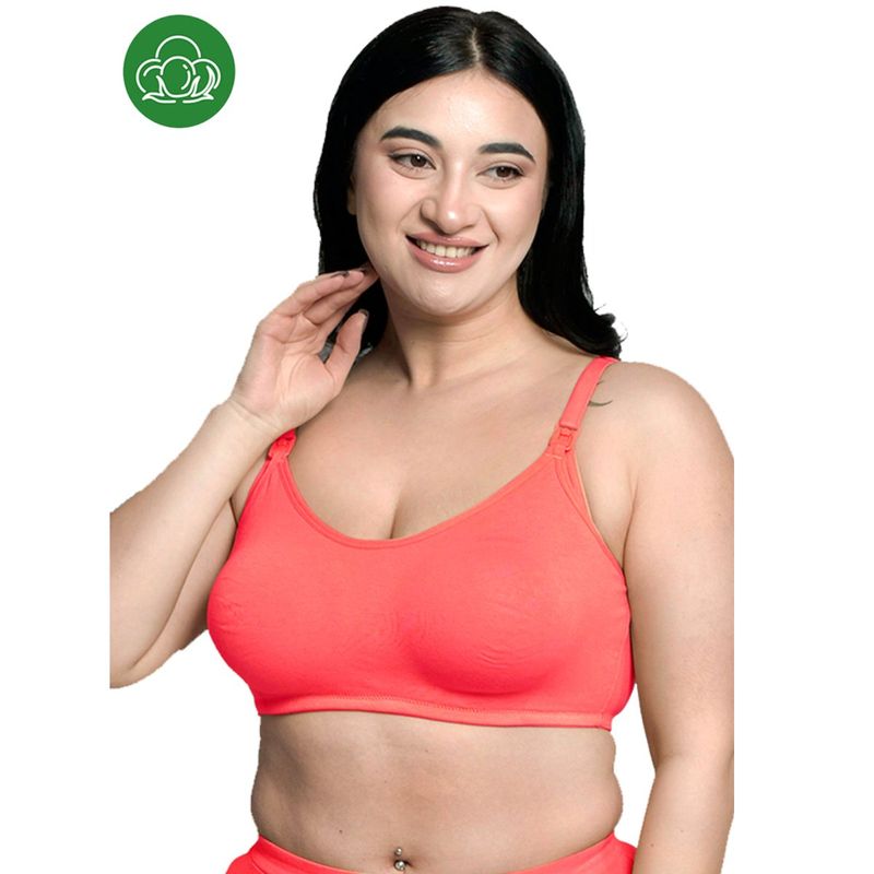 Inner Sense Organic Cotton Antimicrobial Soft feeding Bra (Pack of 3) (34B)