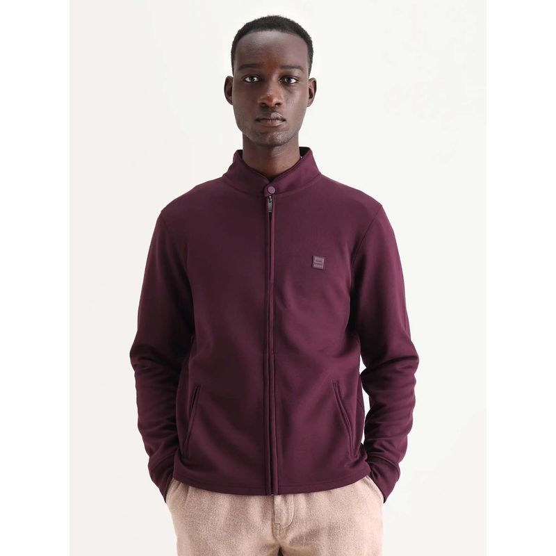 Rare Rabbit High Neck Plain Jacket (S)