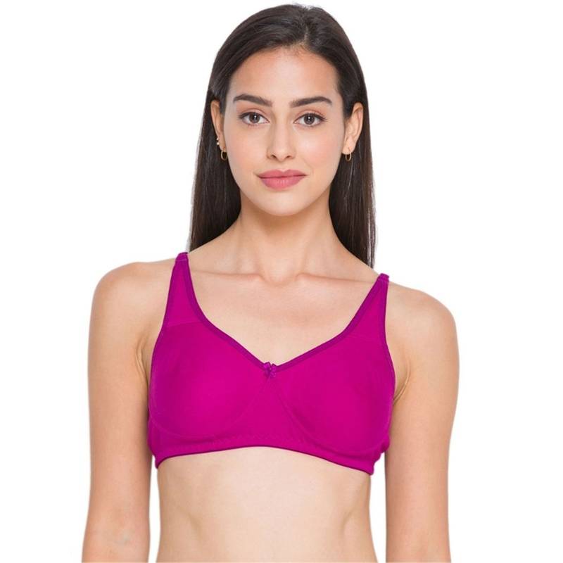 Candyskin Women's Non Padded Basic Bra - Maroon (30B)