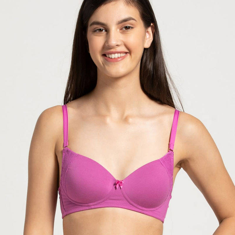 Jockey Lavender Scent Non wired Full coverage T-shirt Bra Style Number-FE34 - (34B)