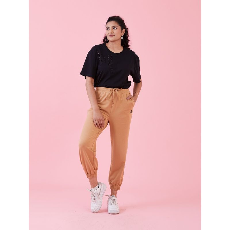 Muvazo Easy Go Jogger Pants Tan (XS)