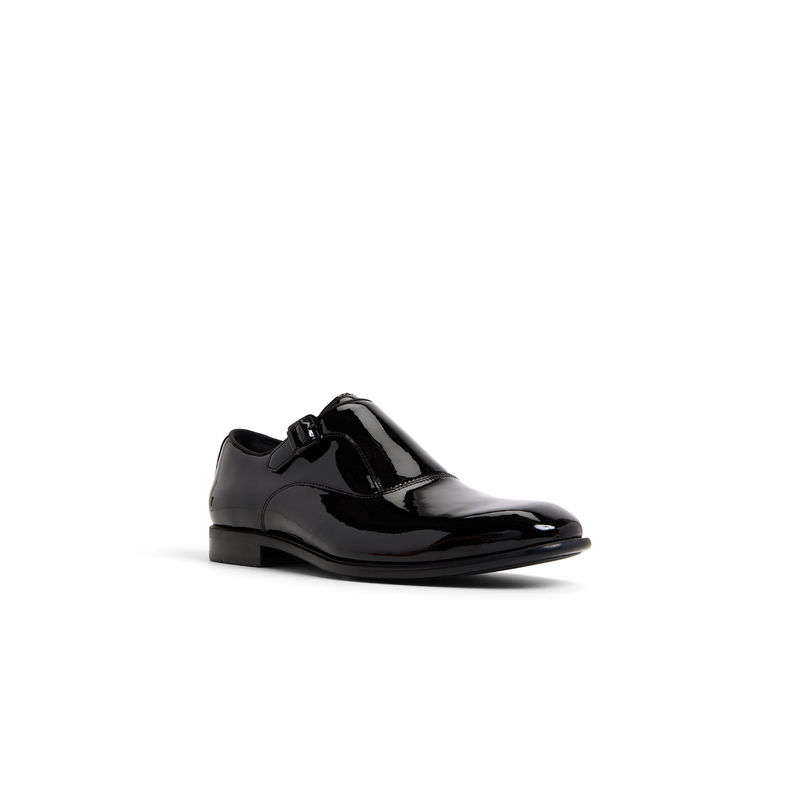 Aldo Bejamina Mens Black Formal Monk Straps (UK 6)
