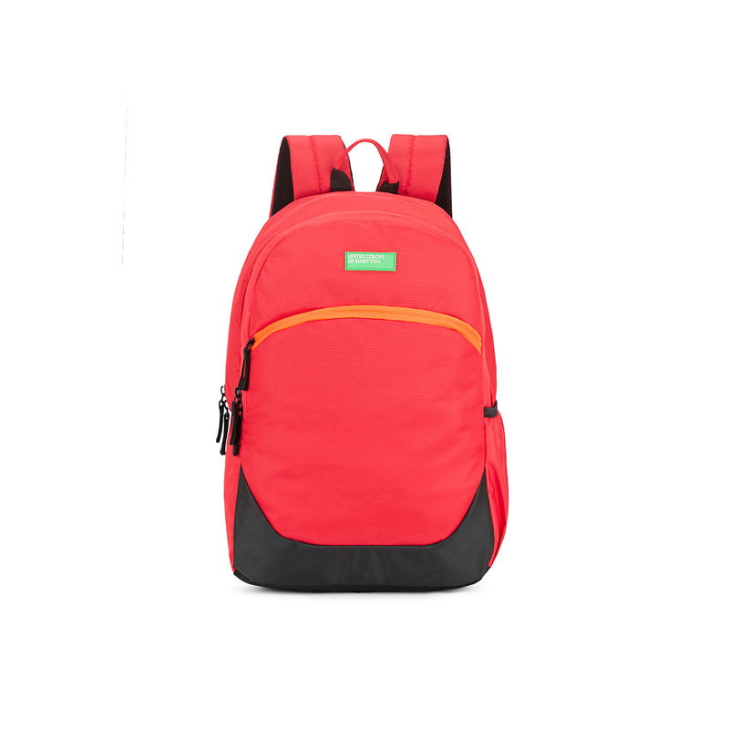 Benetton Raspberry 14.1 Inch Laptop Bag - Lightweight & Spacious With Adjustable Strap
