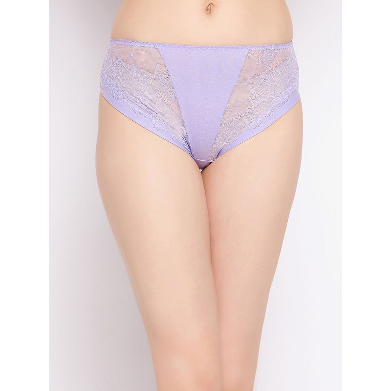 Clovia Cotton Medium Waist Outer Elastic Hipster Panty (L)
