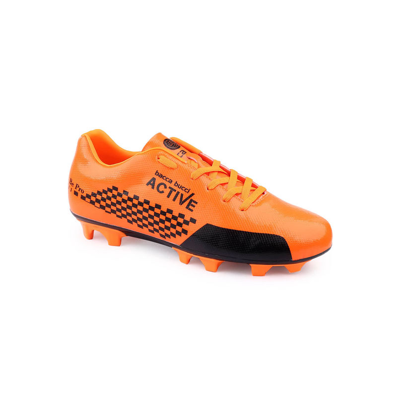 Bacca Bucci Orange Onslaught ZX380 : High - Performance Outdoor Soccer Cleats (UK 6)