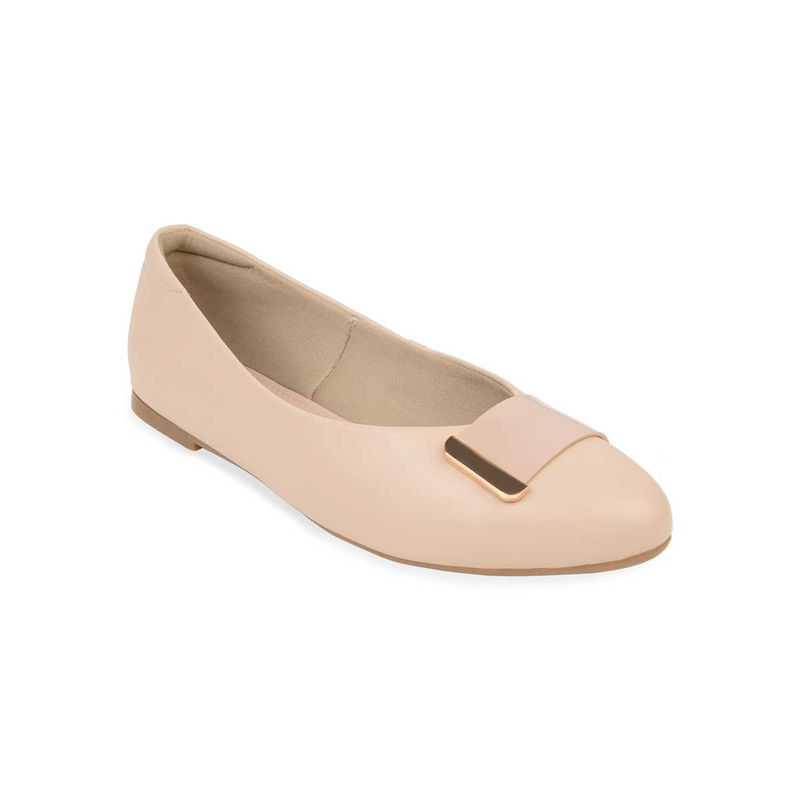 ROCIA By Regal Beige Women Solid Ballerinas (EURO 35)