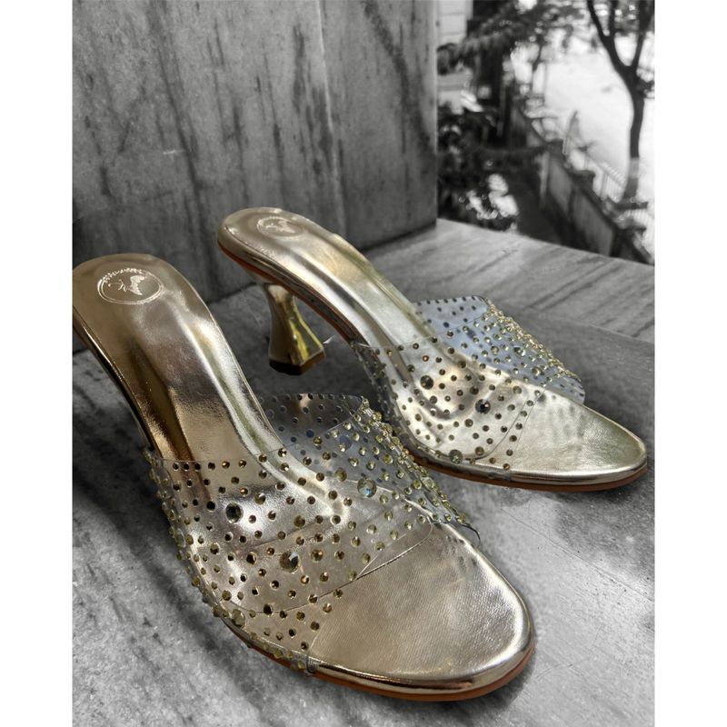 Studded mules heels 2025