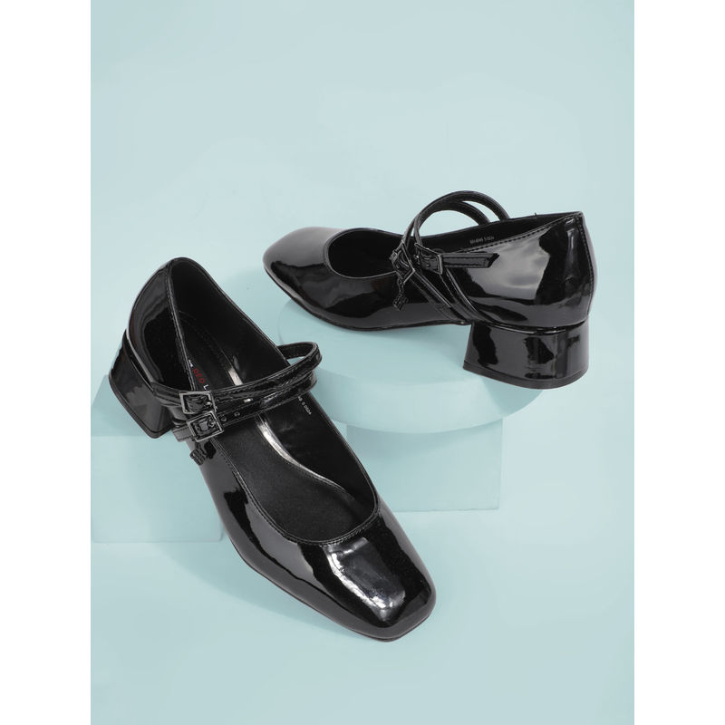 Red Label Women Party Sandal Heels Black (UK 5)