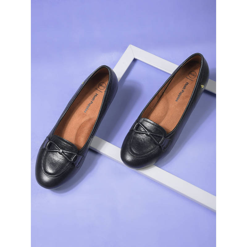Hush Puppies Women Casual Pump Heels Black (UK 6)