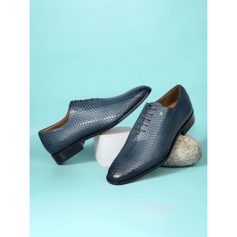 Hush Puppies Men Formal Oxfords Blue (UK 8)