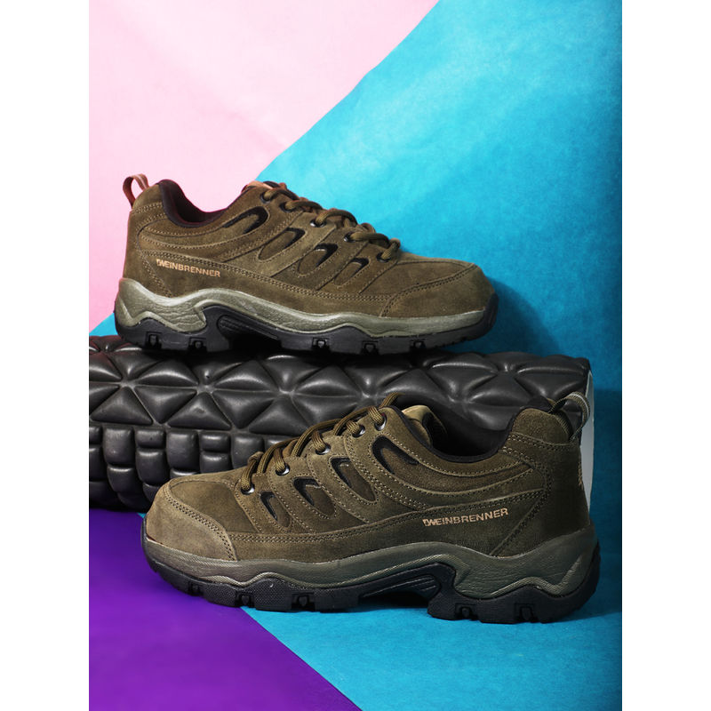 Weinbrenner Men Casual Sneakers Olive Green (UK 8)