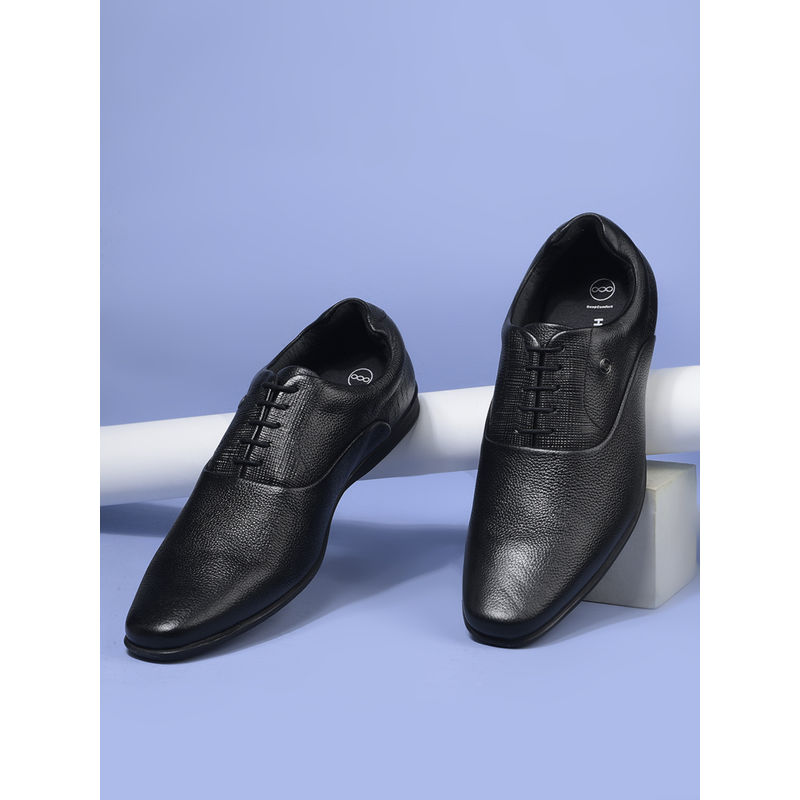 Hush Puppies Men Formal Oxfords Black (UK 7)