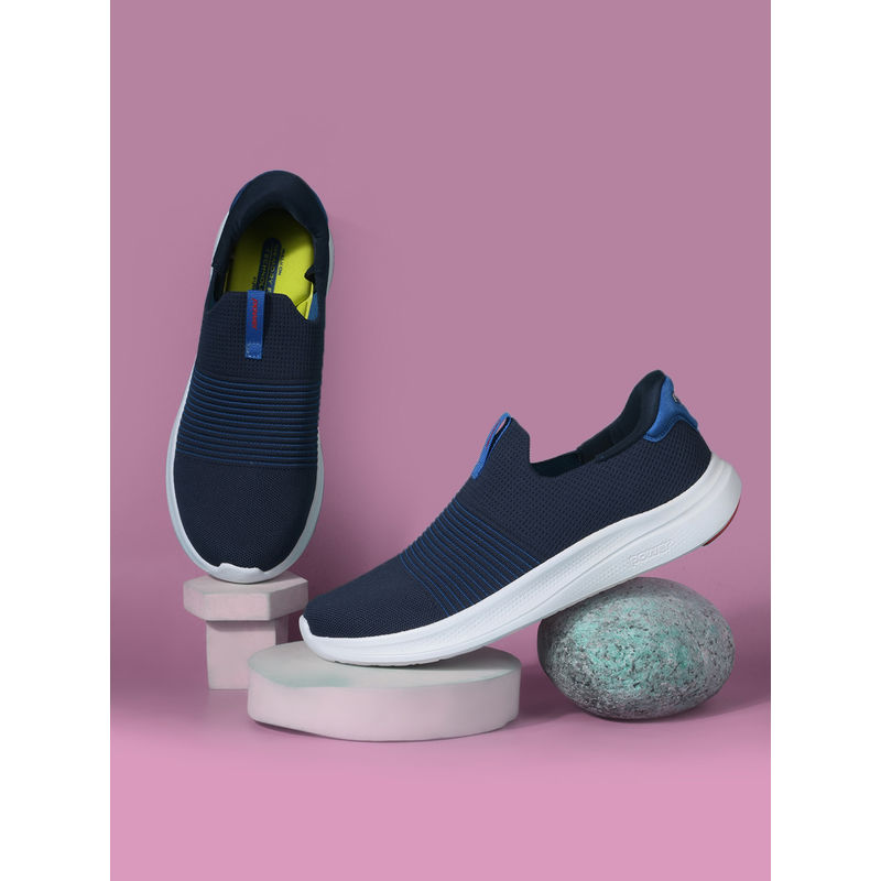 Power Men Casual Sneakers Navy Blue (UK 8)