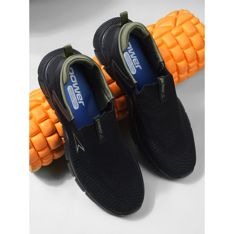 Power Men Casual Sneakers Black (UK 7)