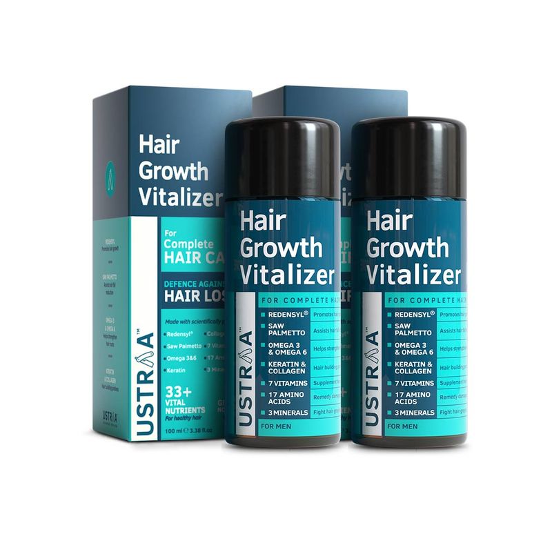 Ustraa Hair Growth Vitalizer (Set of 2): Buy Ustraa Hair Growth Vitalizer  (Set of 2) Online at Best Price in India | Nykaa