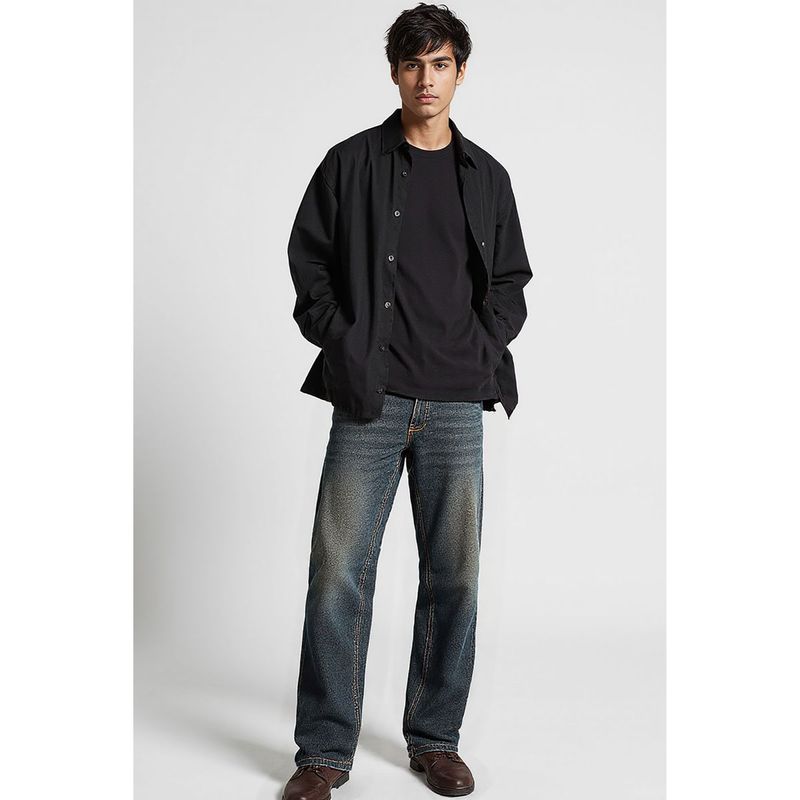 FREAKINS Tinted Mens Wide Jeans (30)