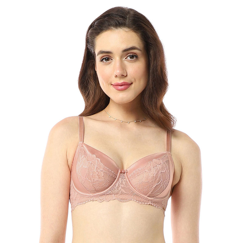 Amante Lace Non Padded Wired Full Coverage Eternal Bliss Bra (34D)