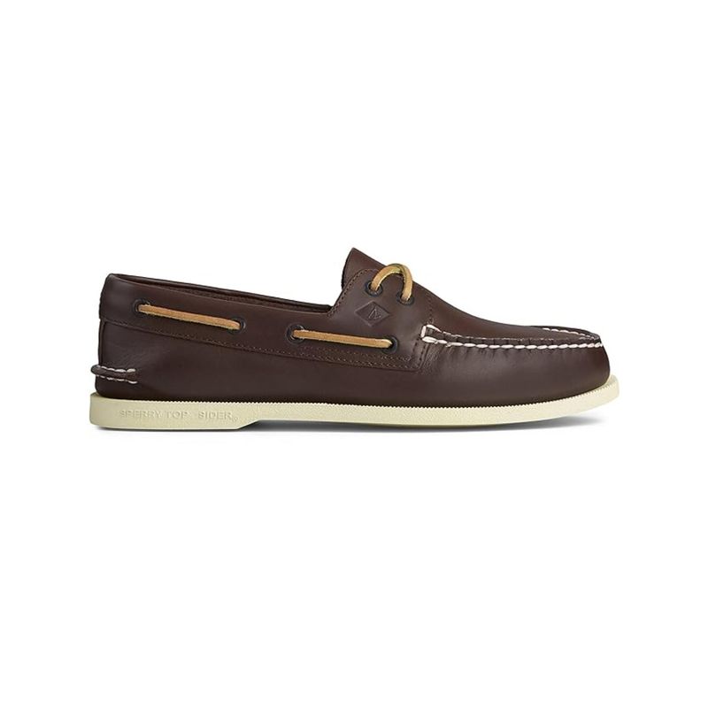 SPERRY Top-Sider Men A/O Burnished Brown Boat Shoes (UK 10.5)