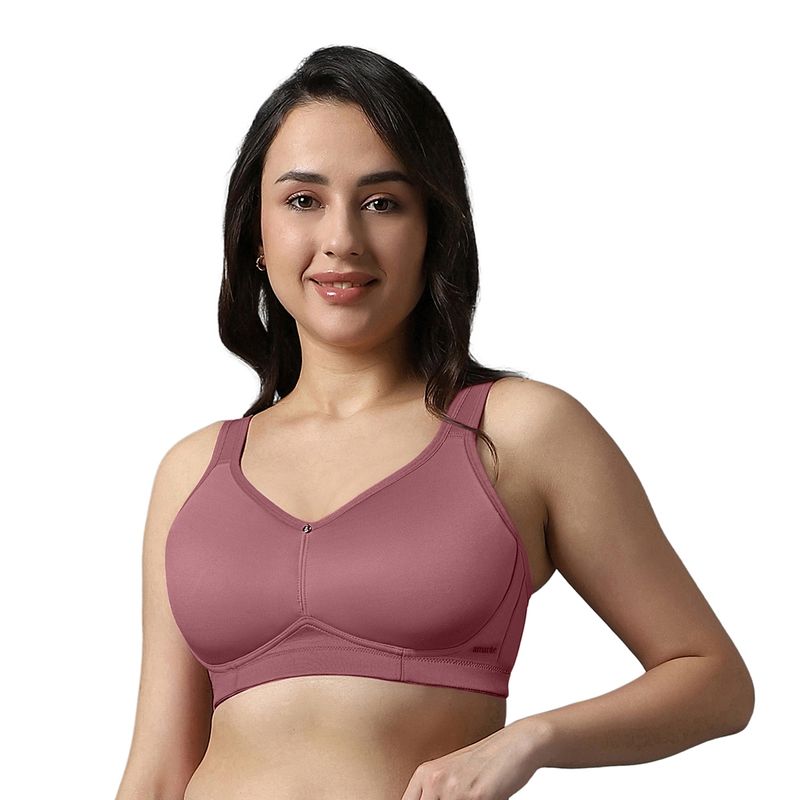 Amante Solid Padded Non-Wired Airy Support Spacer Bra (40DD)