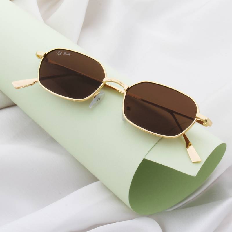 Ted Smith UV Protection Oval Sunglasses EYEZ_C3 - Image 2
