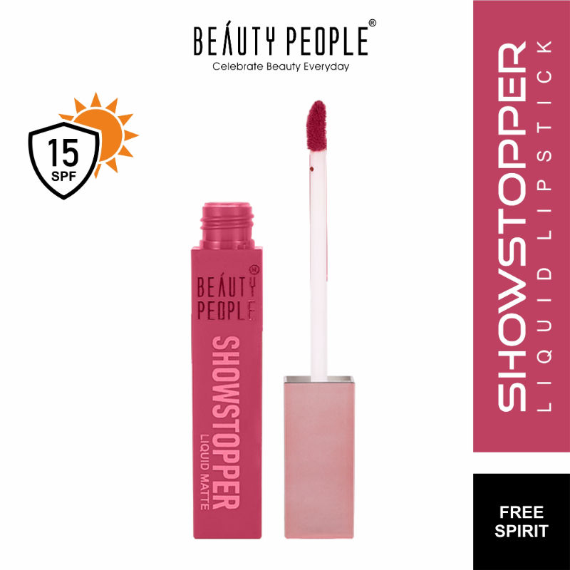 Beauty People Showstopper Liquid Lip Color With SPF 15 & Vitamin E - Free Spirit