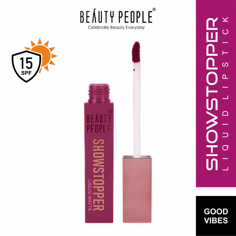 Beauty People Showstopper Liquid Lip Color With SPF 15 & Vitamin E - Good Vibes