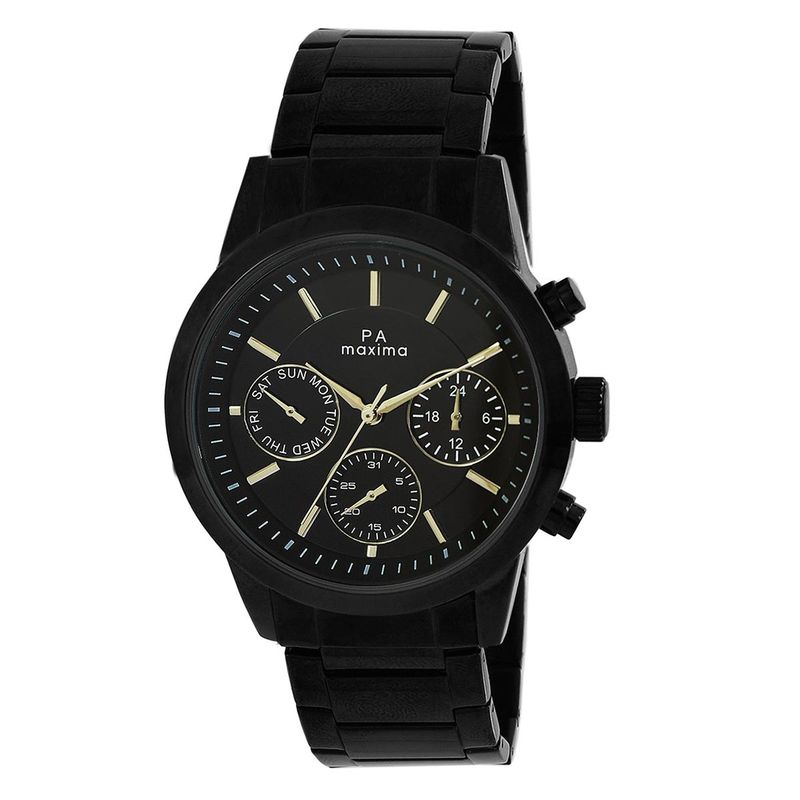 Buy PA Maxima Attivo Analog Watch for Men in Black Dial Color Online