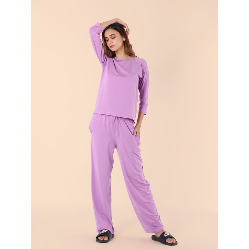 Nite Flite Insanely Soft TENCEL' Lounge - Luscious Lilac (Pack of 2) (S)