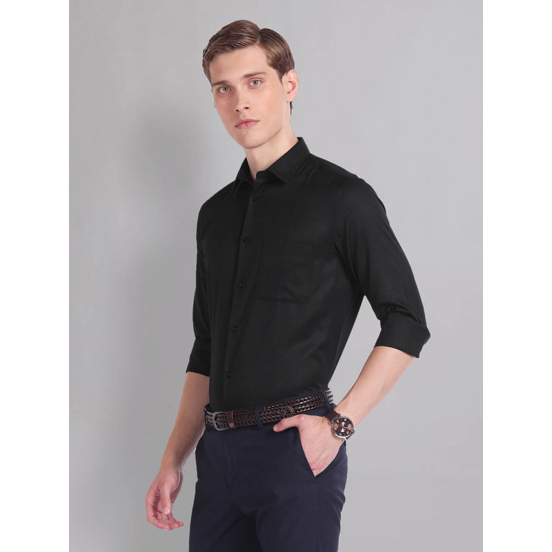 AD By Arvind Textured Dobby Shirt (42)