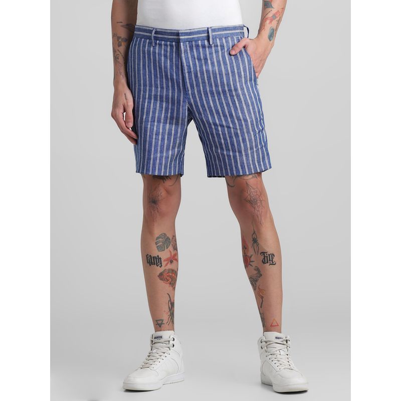 Jack & Jones Blue Slim Fit Stretch Shorts (50)