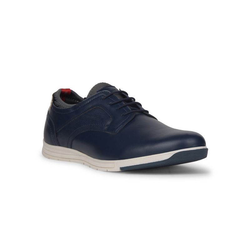 Red Label Men Casual Blue Derbies (UK 9)
