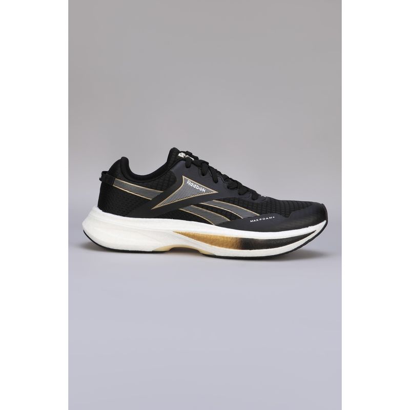 Reebok Aeroflex Men Black Running Shoes (UK 4)