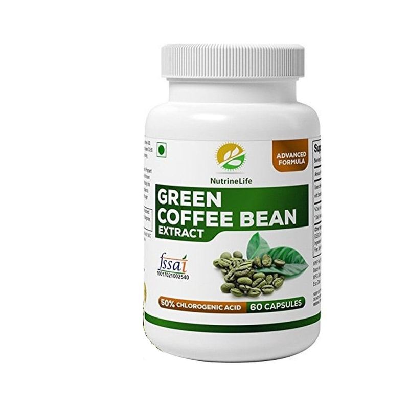 NutrineLife Pure Green Coffee Bean Extract 60 Capsules