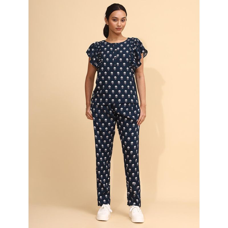 YELLOW BLOOM Midnight Bloom Top with Pajama (S)