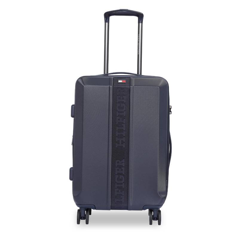 Tommy Hilfiger Unisex Arbor Hard Luggage Suitcase - 57.5 cm Anchor Blue (S)