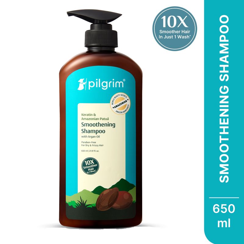 Pilgrim Keratin & Amazonian Patua Smoothening Shampoo