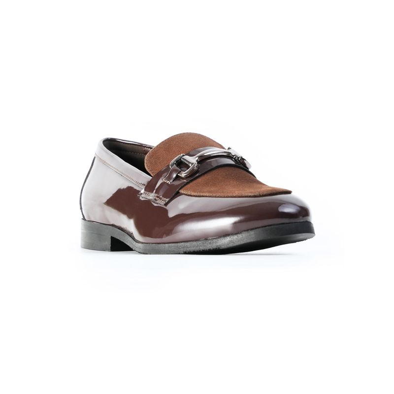 Monkstory Tux Bit Slip On Loafers - Brown (UK 9)