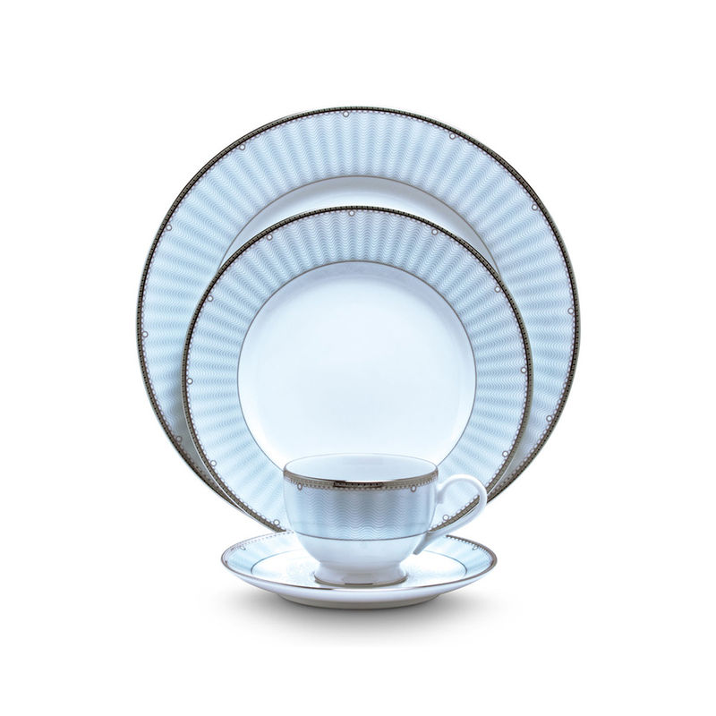 Noritake Japan Hearth Collection Monarch Platinum Katori (Set of 6