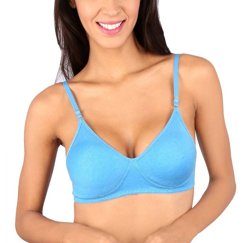 Bralux Bela T-Shirt Bra Melange Blue (30B)