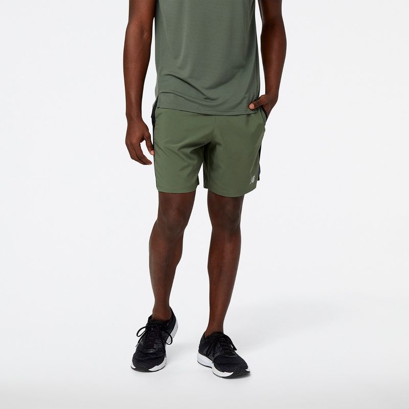 New Balance Men's Deep Olive Shorts (2XL)