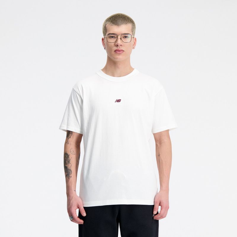 New Balance Men's White T-Shirt (L)