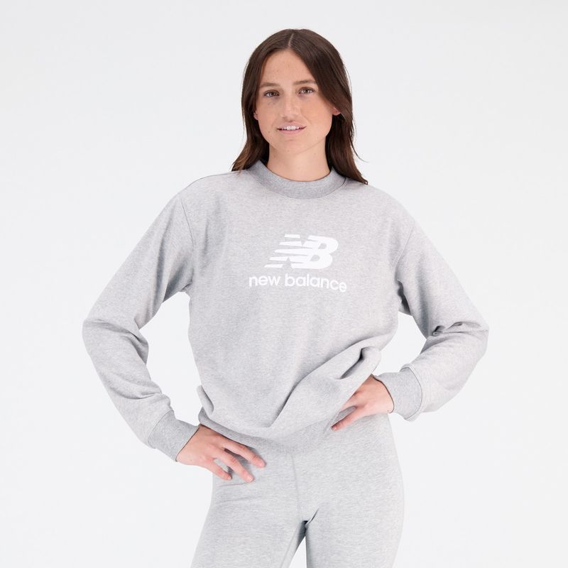 New Balance Women's Athletic Grey Sweatshirt (L)