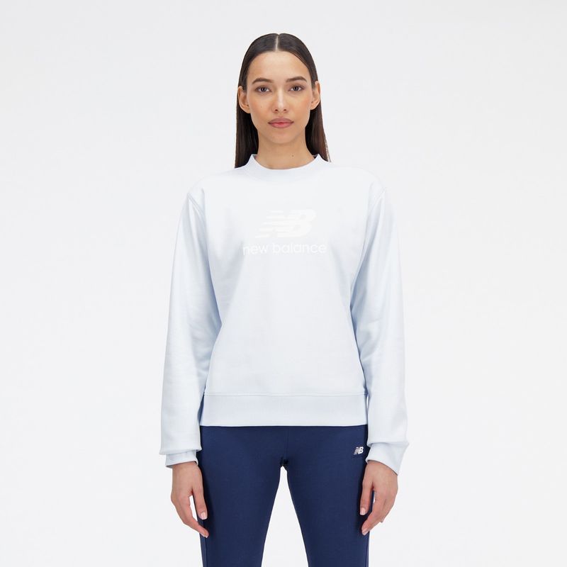 New Balance Women's Ice Blue Sweatshirt (L)