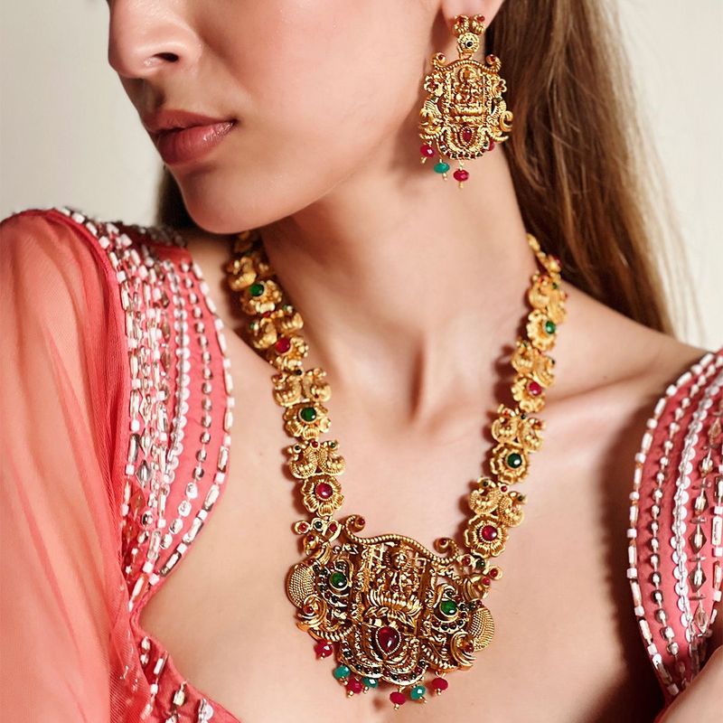 Nykaa on sale temple jewellery