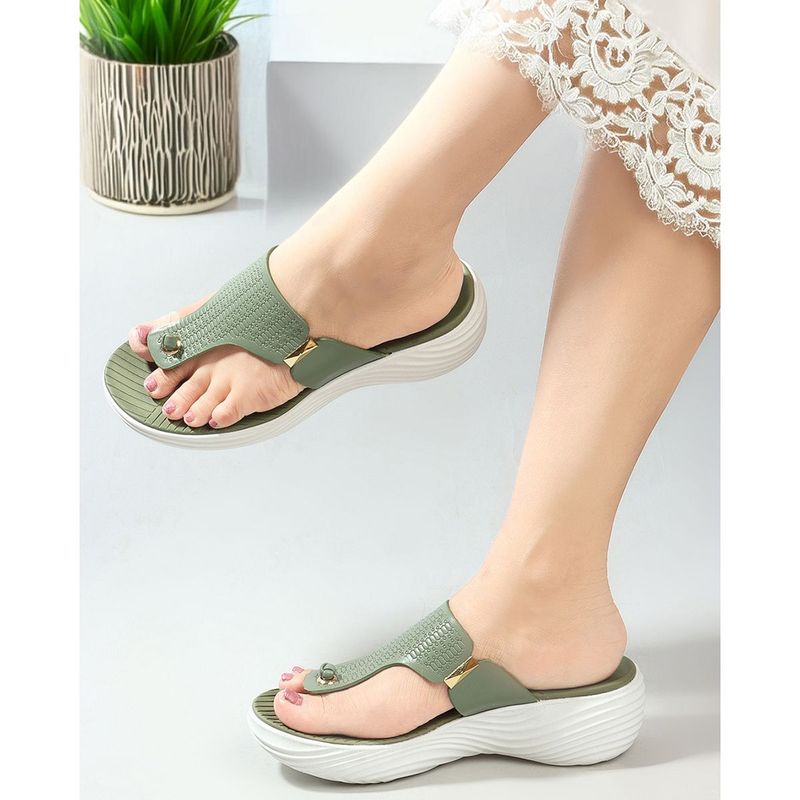 ELLE Olive Slip On Round Toe Women Sandals (EURO 39)
