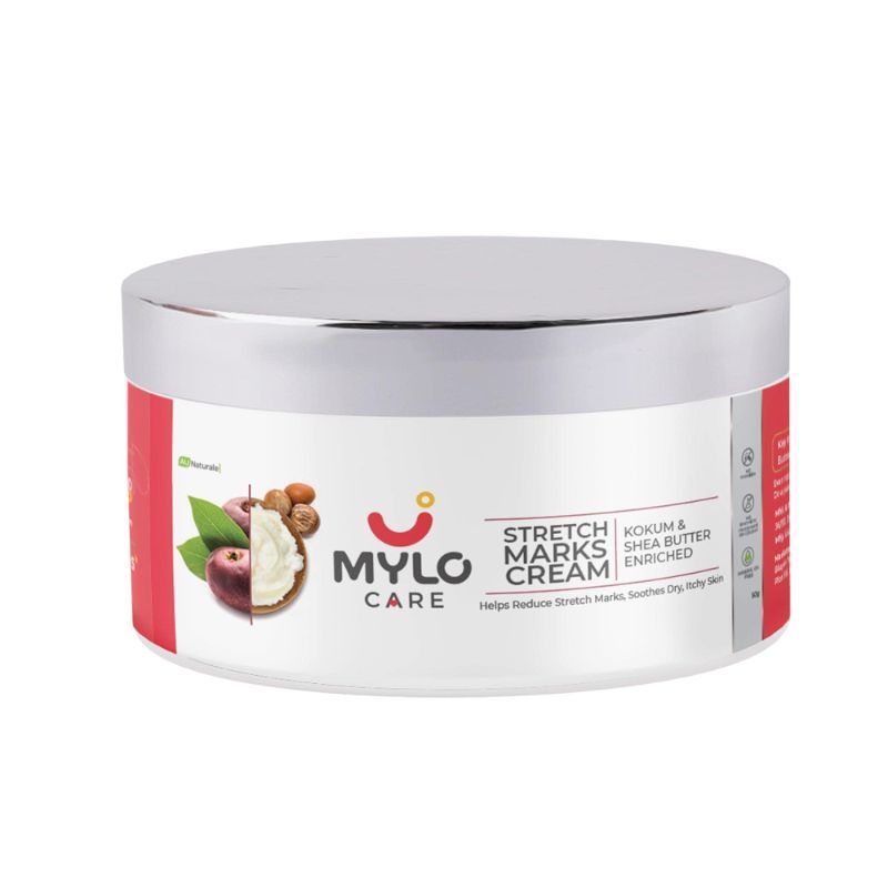 Mylo Care Stretch Marks Cream For Pregnancy With The Goodness Of Shea Butter And Saffron Buy