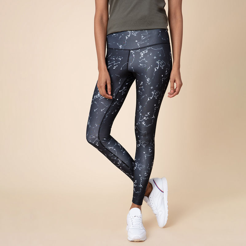 Nykd by Nykaa On-Trend High Rise Legging With Key Pockets , Nykd All Day-NYK 076 - Multi-Color (M)