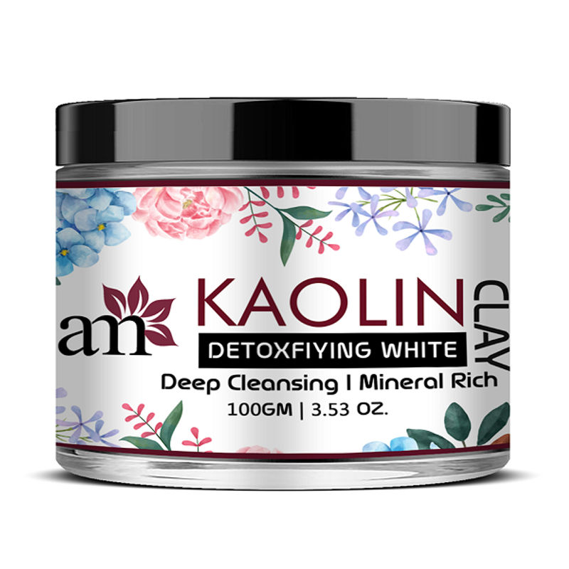 AromaMusk 100% Natural and Mineral Rich Kaolin Clay Face Mask Powder