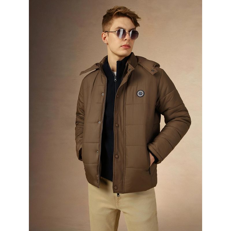 Dennis Lingo Full Sleeve Hooded Solid Regular Fit Men Jackets (XL)